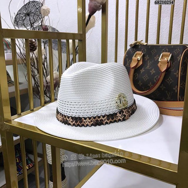 Dior新品帽子 迪奧女士織帶草帽 Dior遮陽帽  mm1003